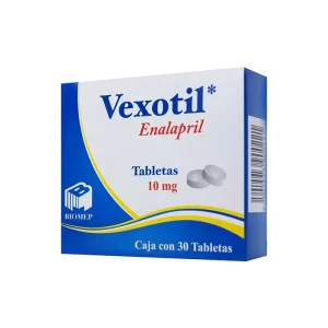 Vexotil Enalapril 10 Mg 30 Tabletas Genérico Com Biomep