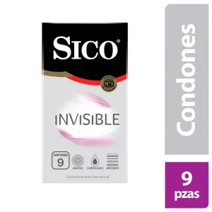 Preservativo Sico Invisible Ultra Sense 9 Piezas