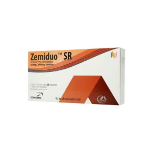Zemiduo Sr 50 / 1000 Mg 28 Tabletas