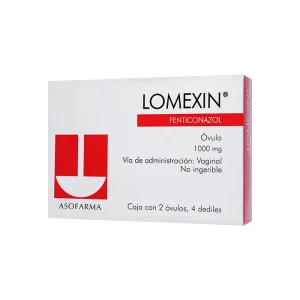 Lomexin 1000 Mg 2 Óvulos 4 Dediles