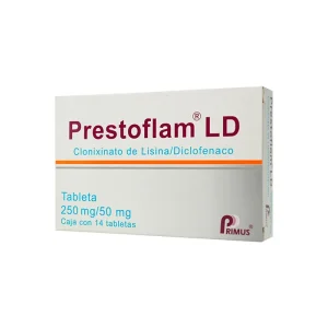 Prestoflam LD 250/50 Mg 14 Tabletas