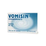 Vomisin Dimenhidrinato 50 Mg 20 Tabletas Genérico Rayere