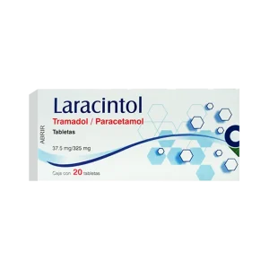 Laracintol 37.5/325 Mg 20 Tabletas Genérico Corp Opera