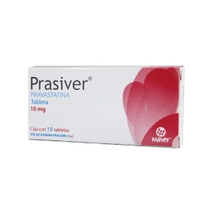 Prasiver Pravastatina 10 Mg 15 Tabletas Genérico Maver