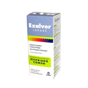 Exalver Paracetamol/Fenilefrina/Dextrometorfano 2.13/0.4 G Solución 120 Ml Genérico Maver