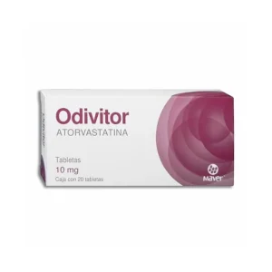 Odivitor Atorvastatina 10 Mg 20 Tabletas Genérico Maver