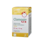Clamoxin 12 H Amoxicilina/Ácido Clavulánico 875/125 Mg 14 Tabletas Genérico Maver