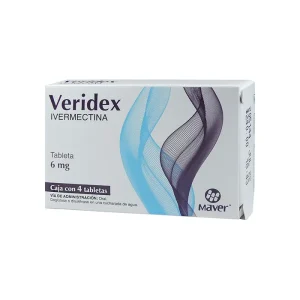 Veridex Ivermectina 6 Mg 4 Tabletas Genérico Maver
