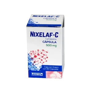 Nixelaf-C Cefalexina 500 Mg 20 Cápsulas Genérico Bruluagsa