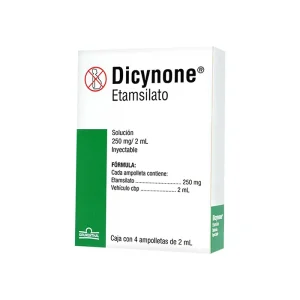 Dicynone 250 Mg 4 Ampolleta 2 Ml