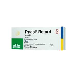 Tradol Retard 50 Mg 30 Tabletas