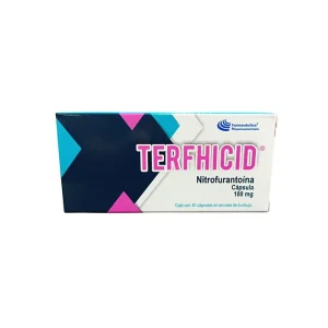 Terfhicid Nitrofurantoína 100 Mg 40 Cápsulas Genérico Farm Hispa