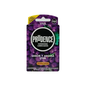 Preservativo Prudence Aroma Uva 3 Condones