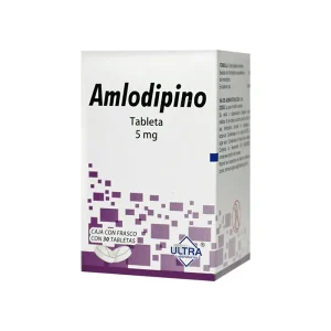 Amlodipino 5 Mg Frasco 30 Tabletas Genérico Ultra Lab
