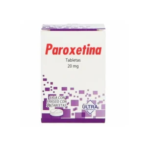 Paroxetina 20 Mg Frasco 20 Tabletas Genérico Ultra Lab