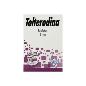 Tolterodina 2 Mg 14 Tabletas Genérico Ultra Lab
