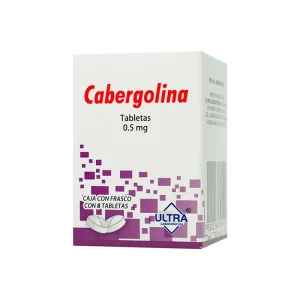 Cabergolina 0.5 Mg 8 Tabletas Genérico Ultra Lab