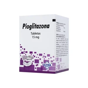 Pioglitazona 15 Mg 7 Tabletas Genérico Ultra Lab