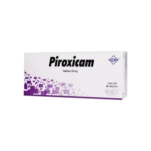 Piroxicam 20 Mg 20 Tabletas Genérico Ultra Lab