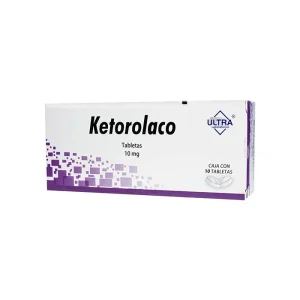 Ketorolaco 10 Mg 10 Tabletas Genérico Ultra Lab