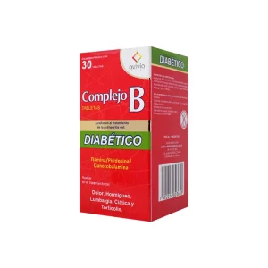 Complejo B Diabético 30 Tabletas Genérico Avivia