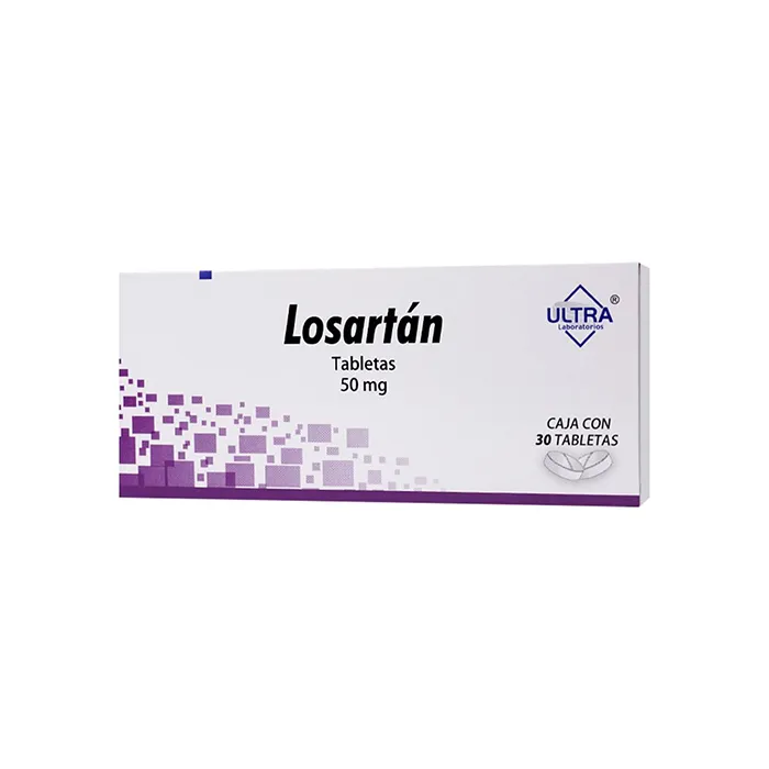 Losartan 50 Mg 30 Grageas Genérico Ultra Lab
