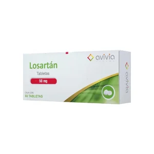 Losartan 50 Mg 60 Tabletas Genérico Avivia