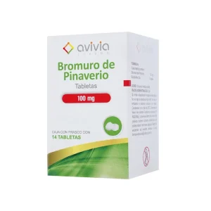 Bromuro De Pinaverio 100 Mg 14 Tabletas Genérico Avivia
