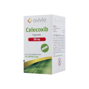 Celecoxib 200 Mg Frasco 10 Cápsulas Genérico Avivia