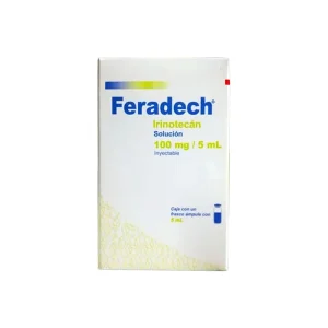 Feradech 100 Mg Solución Inyectable Frasco Ámpula 5 Ml