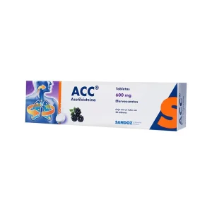 ACC 600 Mg 20 Tabletas Efervescentes
