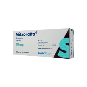 Mitzoratta 20 Mg 14 Tabletas