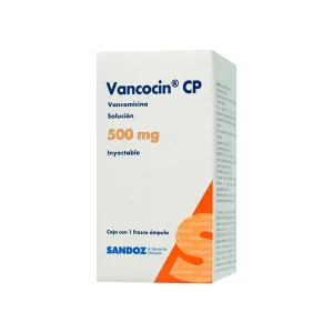 Vancocin-CP 500 Mg Solución Inyectable