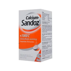 Calcium Sandoz 260 / 1000 Mg 10 Comprimidos
