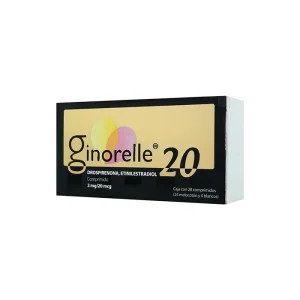 Ginorelle 20 3 Mg/20 Mcg 28 Comprimidos