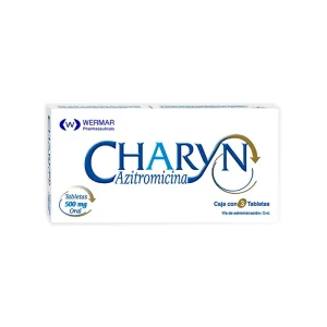 Charyn Azitromicina 500 Mg 3 Tabletas Genérico Wermarphar