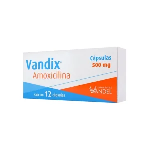 Vandix Amoxicilina 500 Mg 12 Cápsulas Genérico Wandel