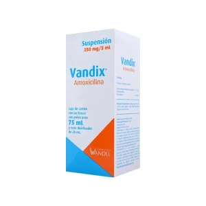 Vandix Amoxicilina 250 Mg Suspensión 75 Ml Genérico Wandel