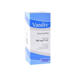 Vandix Amoxicilina 500/5 Ml Suspensión 75 Ml Genérico Wandel