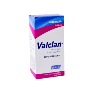 Valclan Amoxicilina/Ácido Clavulánico 125/31.5 Mg Suspensión 60 Ml Genérico Wandel