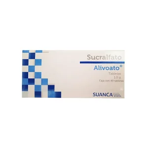 Alivioato Sucralfato 1 G 40 Tabletas Genérico Suanca