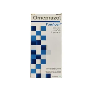 Finulcer Omeprazol 40 Mg Solución Inyectable Frasco Ámpula Genérico Suanca