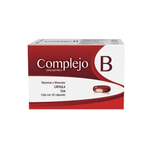 Tamilgentrin Complejo B Vitaminas y Minerales 30 Cápsulas Genérico Progela