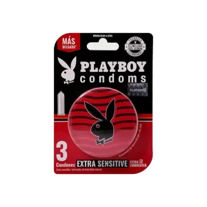 Preservativo Playboy Extra Sensible 3 Condones
