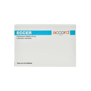 Eccer Pantoprazol 40 Mg 28 Tabletas Genérico Accord