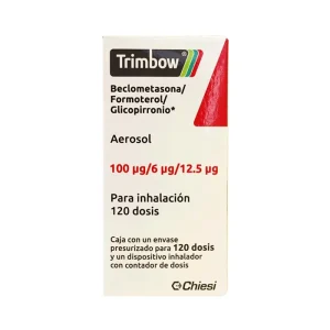 Trimbow 100/6/12.5 Inhalador Aerosol 120 Dosis