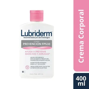 Crema Lubriderm Prevención FPS30 400 Ml