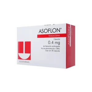 Asoflon Liberación Prolongada 0.4 Mg 30 Cápsulas