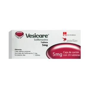 Vesicare 20 Tabletas Recubiertas 5 Mg