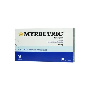 Myrbetric Libebarión Prolongada 50 Mg 30 Tabletas